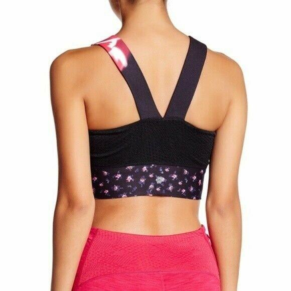 Nanette Lepore Flower Fall Sports Bra Small NWT - Picture 2 of 2